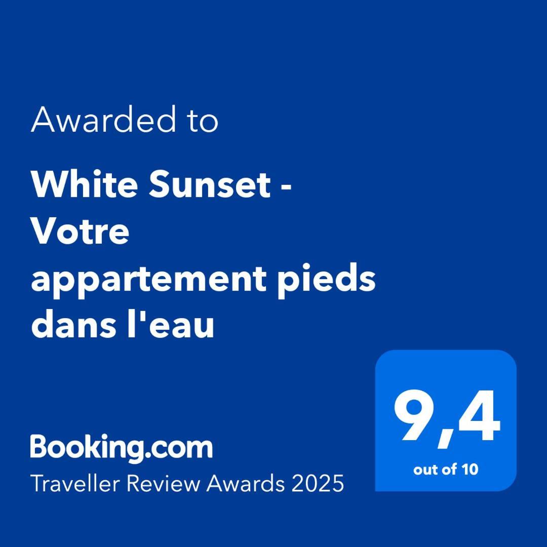 White Sunset - Votre Appartement Pieds Dans L'Eau レ・トロワ・バシン エクステリア 写真